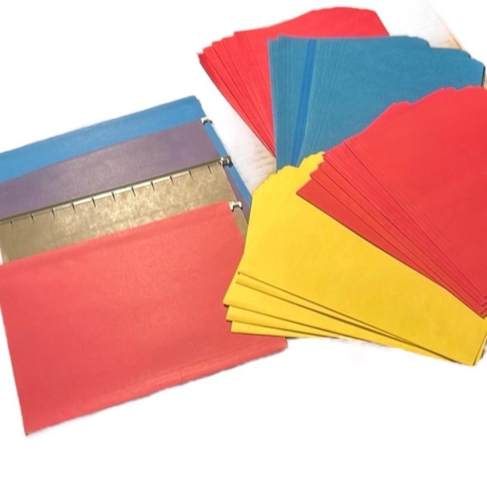 ⭐️2/$12⭐️ 24 folder set exterior hanging folder and file folder